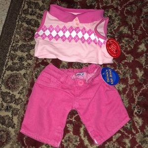 Build-A-Bear Pink Outfit Set